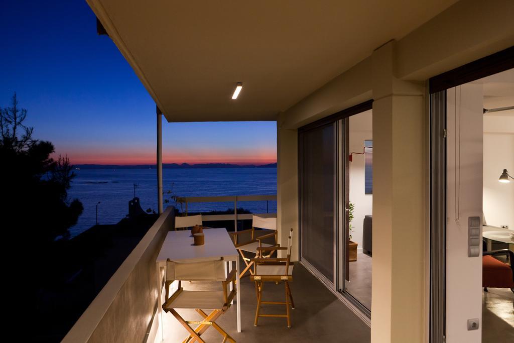 Saronida Summer Studio With Breathtaking View Lagonisi Exteriér fotografie